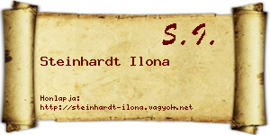 Steinhardt Ilona névjegykártya