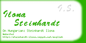 ilona steinhardt business card